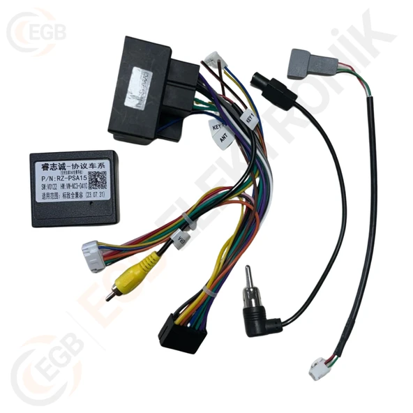 OTO TABLET ÇERÇEVE CITROEN C5 ESKİ KASA 2010-2016 9" SİYAH TAC-265 - Resim 2