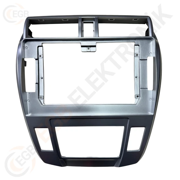 OTO TABLET ÇERÇEVE HONDA CITY A/C 2008-2013 10,1" GÜMÜŞ TAC-062