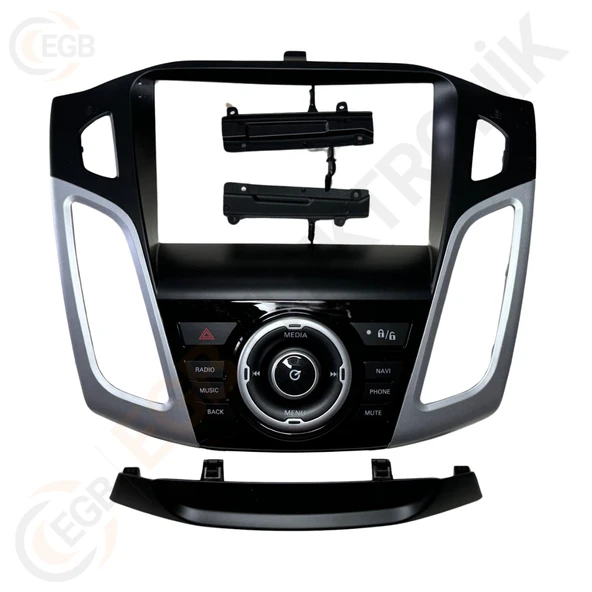 OTO TABLET ÇERÇEVE FORD FOCUS 3 2012-2017 9" SİYAH TAC-251 ürün görseli 1