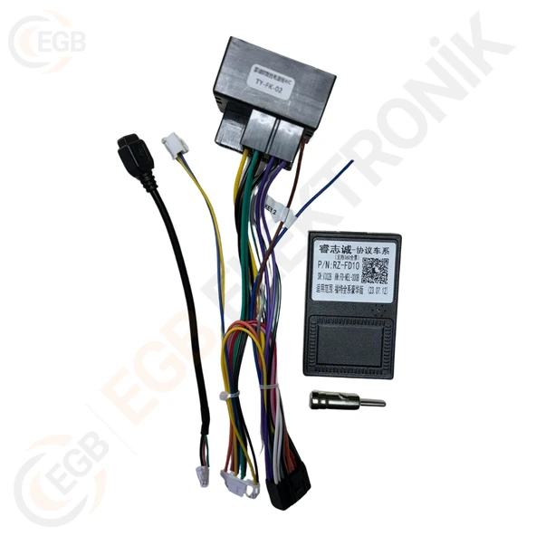 OTO TABLET ÇERÇEVE FORD MONDEO MANUEL - A/C 2007+ 10,1" GÜMÜŞ TAC-038 - 4