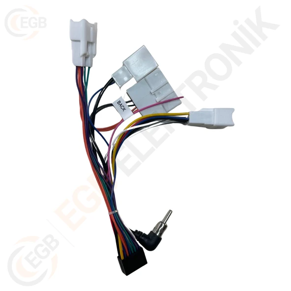 OTO TABLET ÇERÇEVE TOYOTA YARIS 2012-2018 9" SİYAH TAC-186 - Resim 3