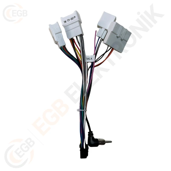 OTO TABLET ÇERÇEVE TOYOTA AURIS 2006-2011 10.1" SİYAH TAC-226 - 3