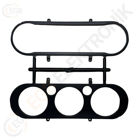 OTO TABLET ÇERÇEVE FORD MONDEO MANUEL - A/C 2007+ 10,1" GÜMÜŞ TAC-038 - 3