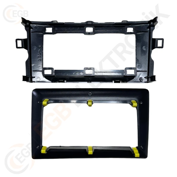 OTO TABLET ÇERÇEVE TOYOTA AURIS 2011+ 10.1" SİYAH TAC-210 - 2