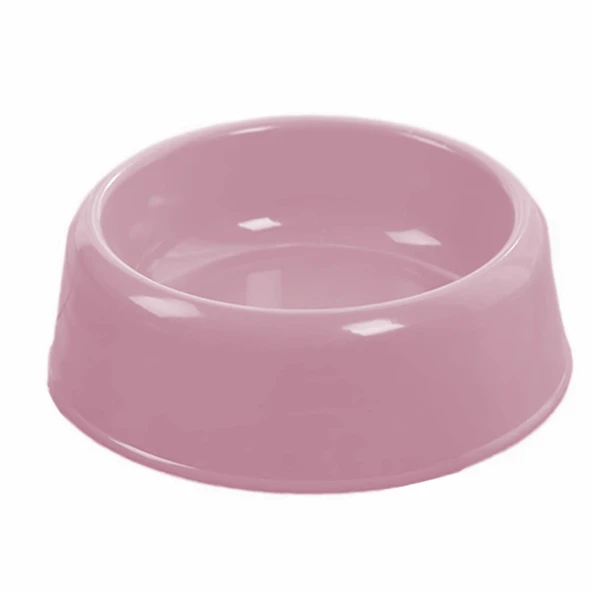 Markapet Kedi Köpek Plastik Mama Ve Su Kabı 20 cm - 200 ml Pembe - 8