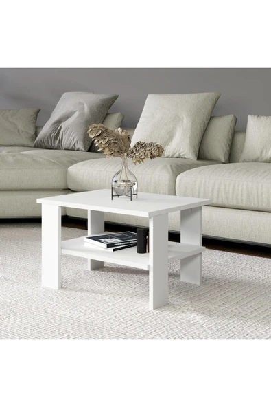 İNARCH DİZAYN Duama Orta Sehpa Beyaz, Oturma Odası, Ev-Ofis - Resim 2