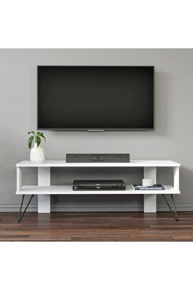 İNARCH DİZAYN Duama Tv Sehpası, Tv Ünitesi, Beyaz, Ev-Ofis ürün görseli 1
