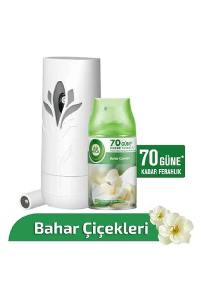 Freshmatik Makine + 250ml Bahar Çiçekleri Sprey + Pil