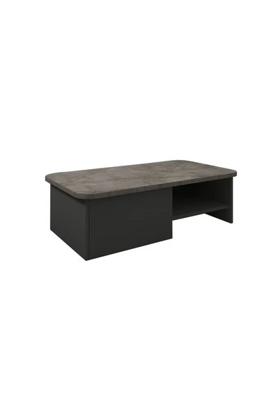 İNARCH DİZAYN Majör Orta Sehpa Gordion Mermer/Antrasit - Resim 4