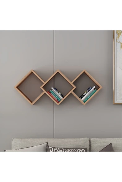 İNARCH DİZAYN Galaxy Duvar Rafı Atlantik Çam