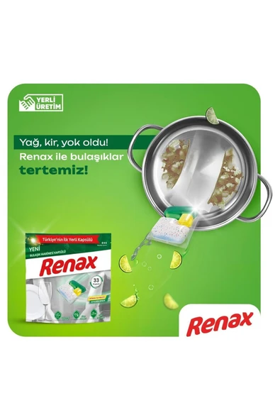 Renax Bulaşık Makinesi Kapsülü Hepsi Bir Arada 44lü - 3