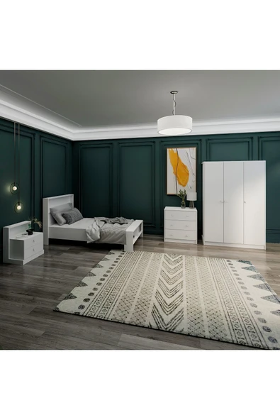 İNARCH DİZAYN Life Genç Odası Takımı Beyaz - 2