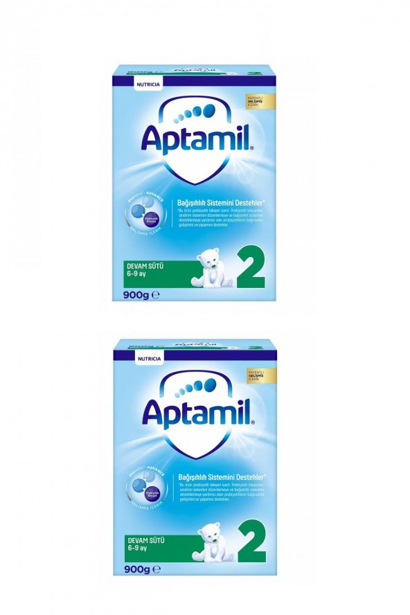 Aptamil 2 Devam Sütü 6-9 Ay 2X450 Gr 2li paket