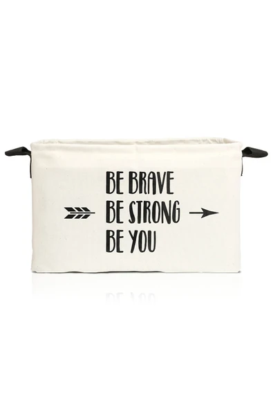 Be You Beyaz Dolap Içi Çamaşır Çocuk Odası Oyuncak Düzenleyici Katlanır Saklama Sepeti 25x18x15 - 4