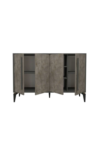 İNARCH DİZAYN Majör K001 Konsol Gordion Mermer/Antrasit - 5