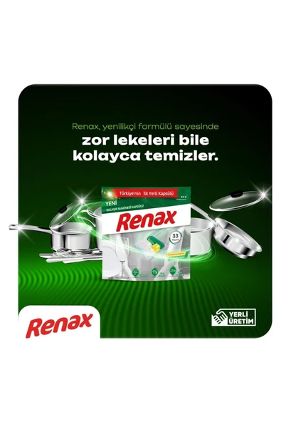 Renax Bulaşık Makinesi Kapsülü Hepsi Bir Arada 44lü - 5