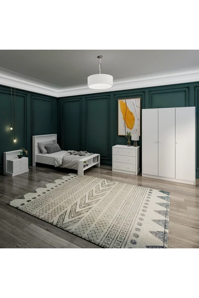 İNARCH DİZAYN Life Genç Odası Takımı Beyaz - 7