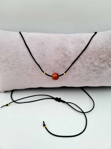 GÜMÜŞTEL EL SANATLARI Sertifikalı Balık Burcu Yıldız Taşı Doğal Taş Kolye - Resim 2