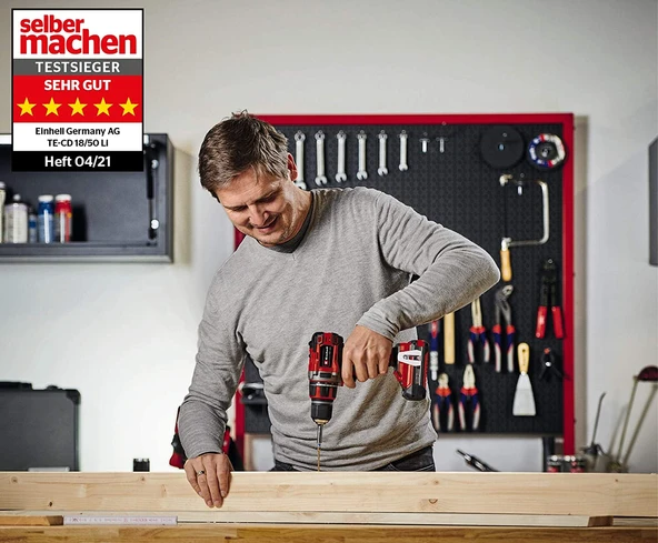Einhell TE-CD 18/50 Lİ 2x2,0 Ah Akülü Matkap 4513896 - 3