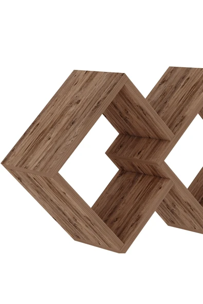 İNARCH DİZAYN Galaxy Duvar Rafı Atlantik Çam - 6