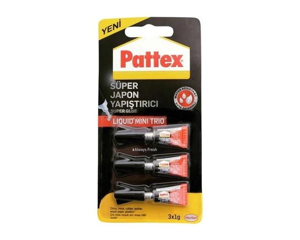 PATTEX YAPISTIRICI JAPON SUPER MINI 3x1 GR 1943764