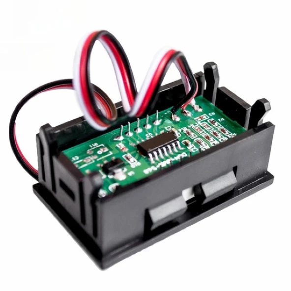 Dijital Mini Votmetre 0.56" DC 0 30V Yeşil Işıklı - 2