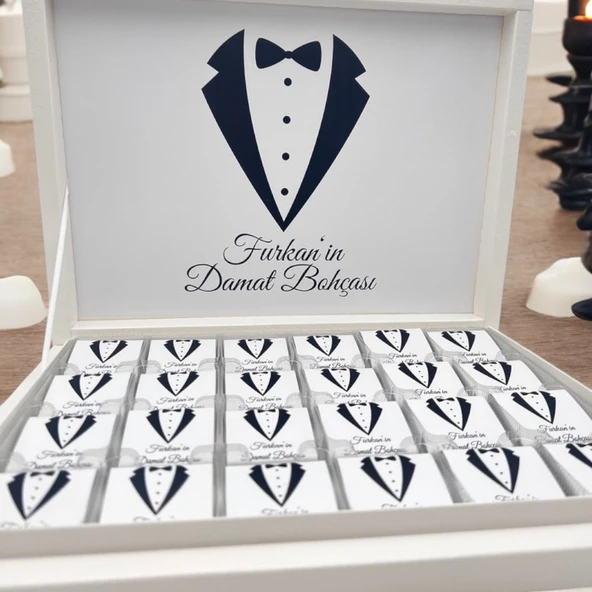 Ava Söz Nişan Damat Bohça Çikolatası - 2