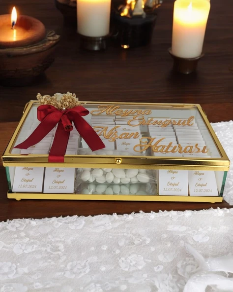 Wyatt Söz Nişan Kız İsteme Çikolatası ve İsteme Çiçeği Seti - 4