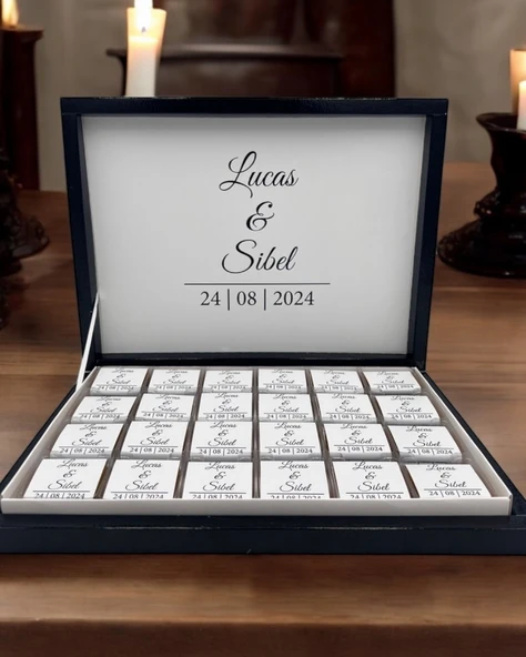 Leo Söz Nişan Kız İsteme Çikolatası