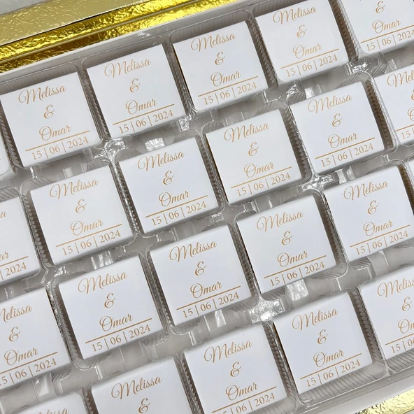 Blake Gold Söz Nişan Kız İsteme Çikolatası - 3