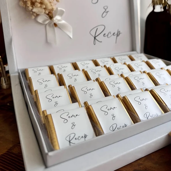 Fleur Söz Nişan Kız İsteme Çikolatası - 2