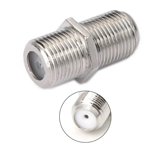 WellHise F Dişi Dişi Ara Konnektör 10'lu Paket Anten Kablosu Uzatma Aparatı - 6