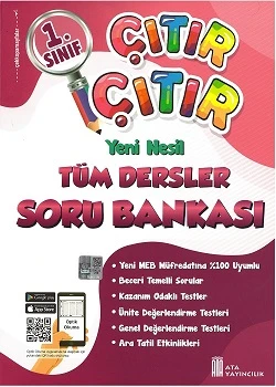 Ata 1.Sınıf 2.Dönem Yeni Nesil Sorularla Çıtır Çıtır Soru Bankası + 10 lu Okuma Hikaye Seti 2 - 2