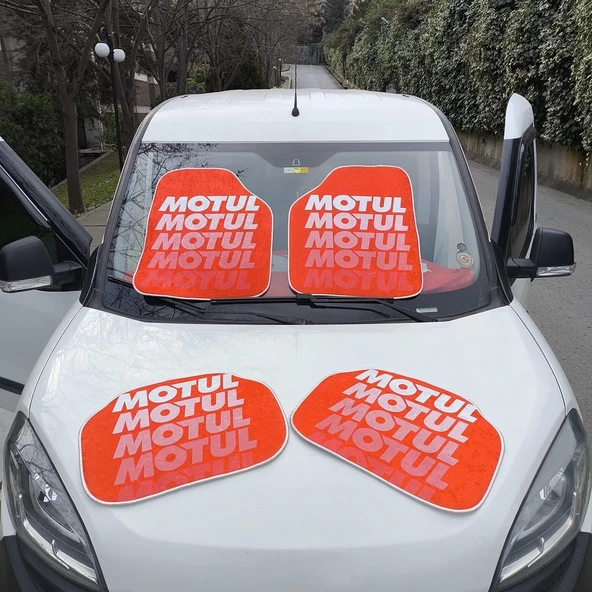 Motul Kırmızı Halı Paspas-Kaydırmaz Taban-Universal-Yıkanabilir - 2