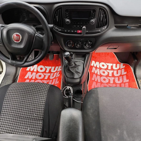Motul Kırmızı Halı Paspas-Kaydırmaz Taban-Universal-Yıkanabilir - 3
