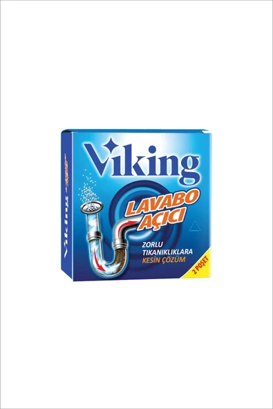 Viking Lavabo Açıcı 2 x 50 gr Granül