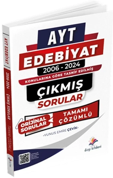 AYT Edebiyat Konularına Göre Tasnif Edilmiş Tamamı PDF Çözümlü Çıkmış Sorular Dizgi Kitap