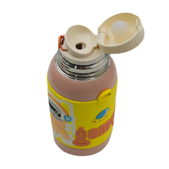 Shotay  Space Termos Kız Çocuk Matara 600 Ml.  SHT-ST-8812-2 - Resim 3