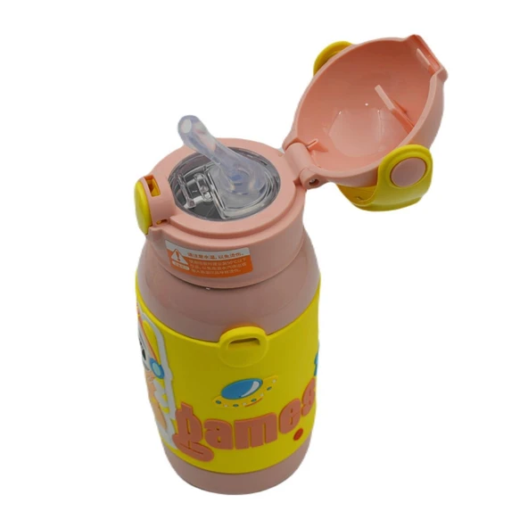 Shotay  Space Termos Kız Çocuk Matara 600 Ml.  SHT-ST-8812-2 - Resim 2
