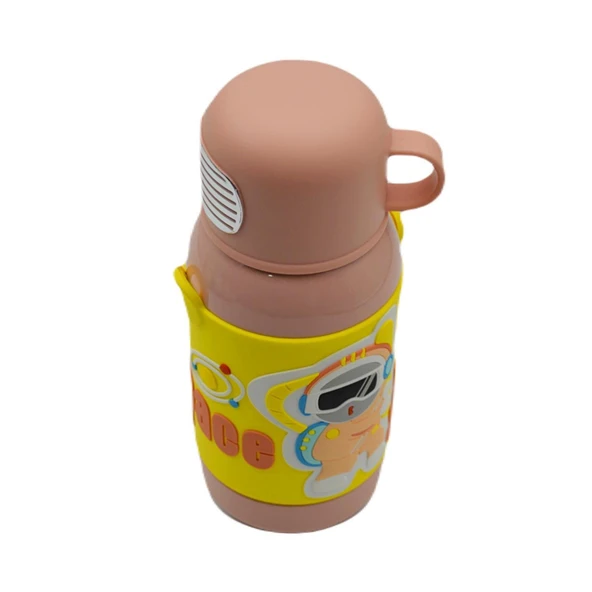 Shotay  Space Termos Kız Çocuk Matara 600 Ml.  SHT-ST-8812-2 - Resim 4