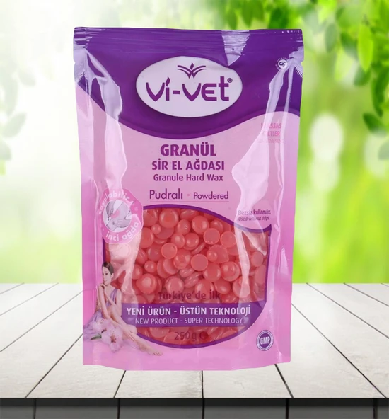 Vi-vet Granül Boncuk Pudralı Ağda 250 g