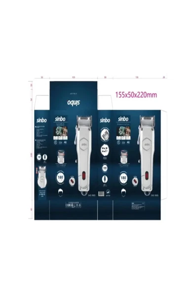 SHC-1905 Şarjlı Saç Kesme Makinesi - Resim 2