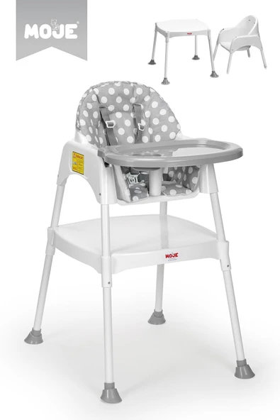 MOJE Gri Mama Sandalyesi