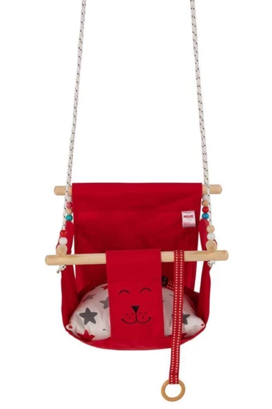 MOJE Kırmızı Fly Bebek Salıncağı - 2