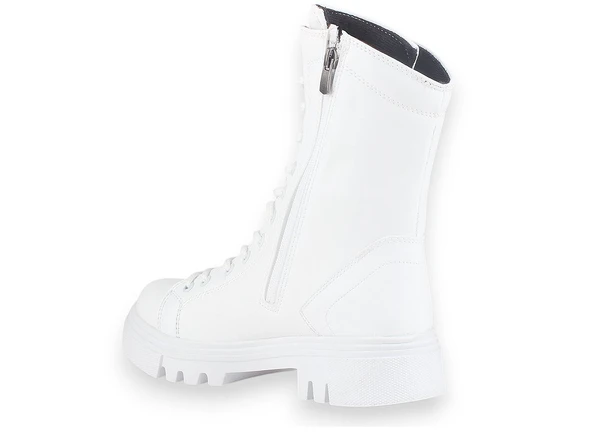 GRİJAK KIŞLIK CİLT SU GEÇİRMEZ KAYMAZ TABAN BAYAN BOT - 3