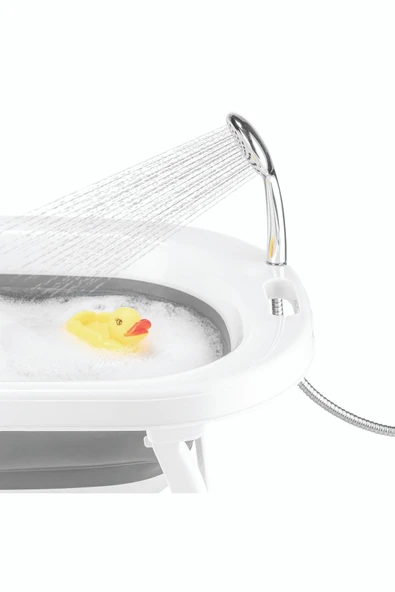 MOJE 3’lü Katlanır Bebek Banyo Küvet Seti(SU TAHLİYELİ) - 6