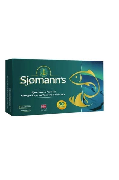 Sjomann's Omeage 3 High 30 Çiğnenebilir Jel Form -SKT:12/2026