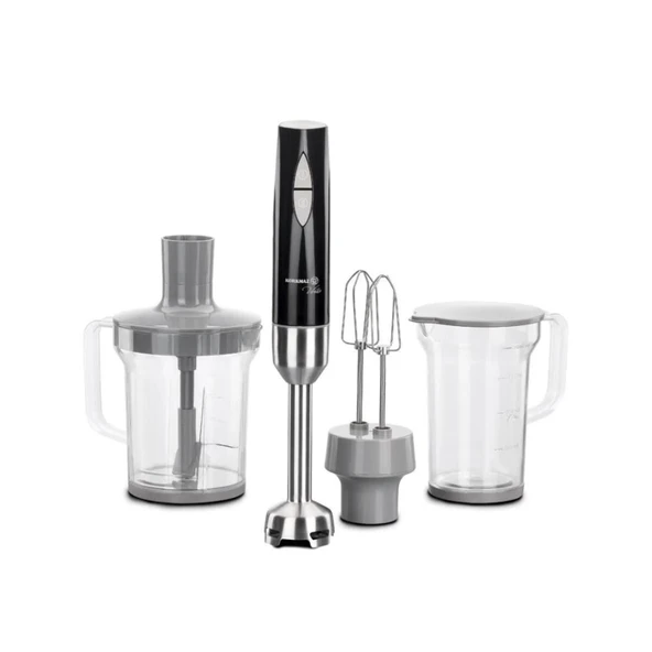 Korkmaz Vertex Mega Blender Set İnox Siyah A445