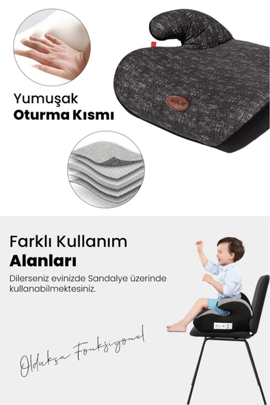 MOJE Koltuk Yükseltici Booster 15-36 Kg Bej - 3