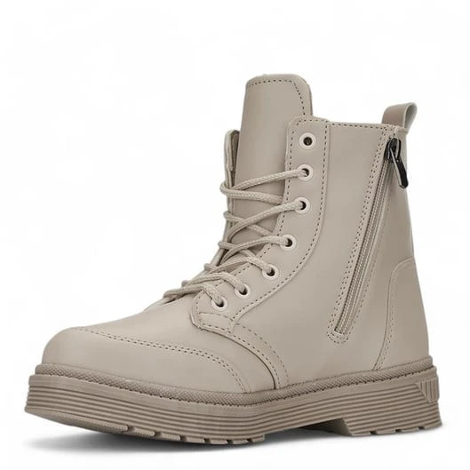 GRİJAK KIŞLIK CİLT SU GEÇİRMEZ KAYMAZ TABAN BAYAN BOT - 2